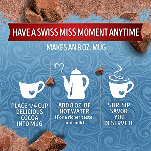 SWISS MISS Milk Chocolate Flavored Hot Cocoa Mix, 38.27 OZ Square Canister - Image 5