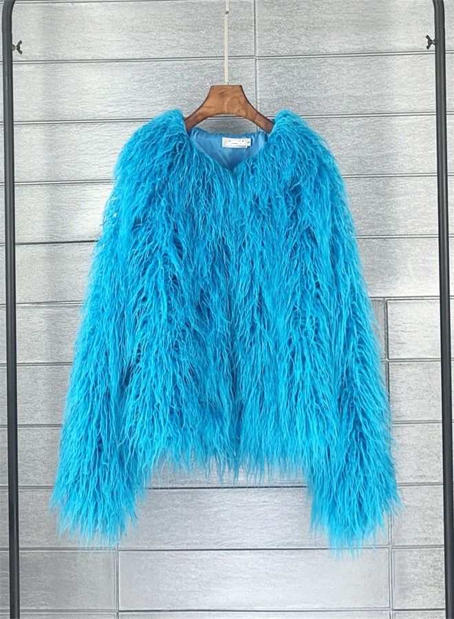 Loquat Women's Clothing Korean Version Solid Color Short Coat  - Image 1