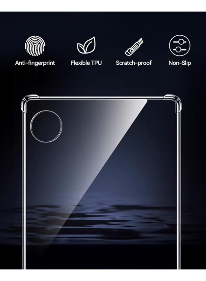 MHM Crystal Clear Case for Honor Pad 10 (12.1") - Shockproof & Anti-Yellowing Slim TPU Cover - Image 5