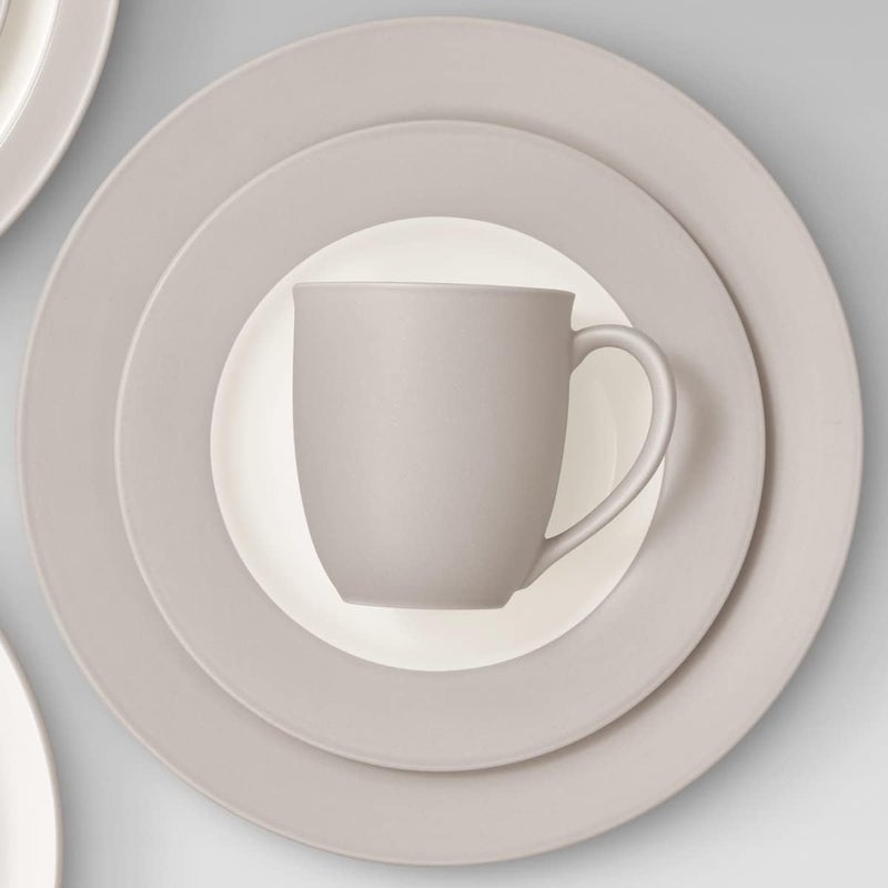Noritake Colorwave Sand 4Piece Rim Place Setting Service for 1 - Image 4