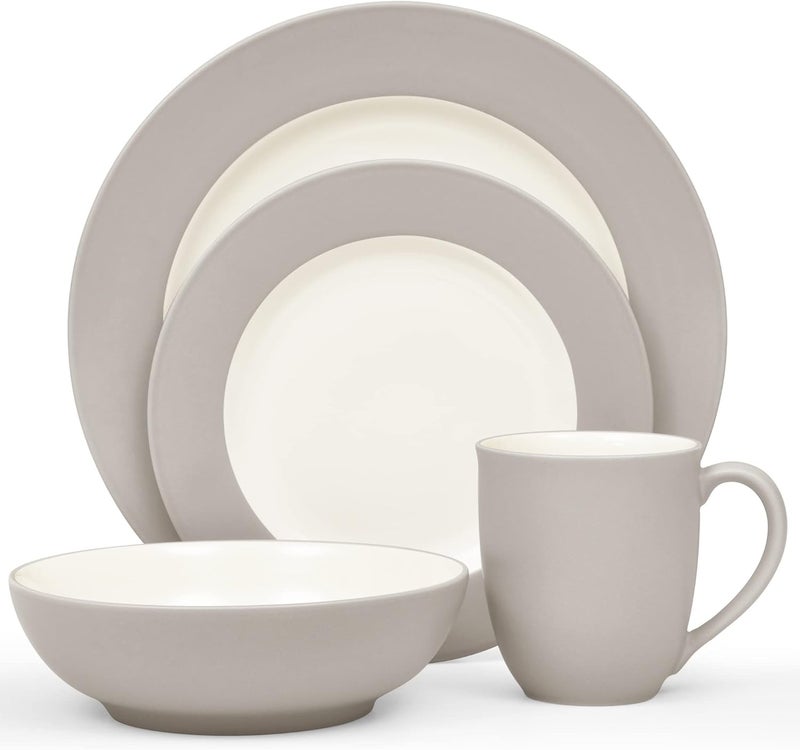 Noritake Colorwave Sand 4Piece Rim Place Setting Service for 1 - Image 1