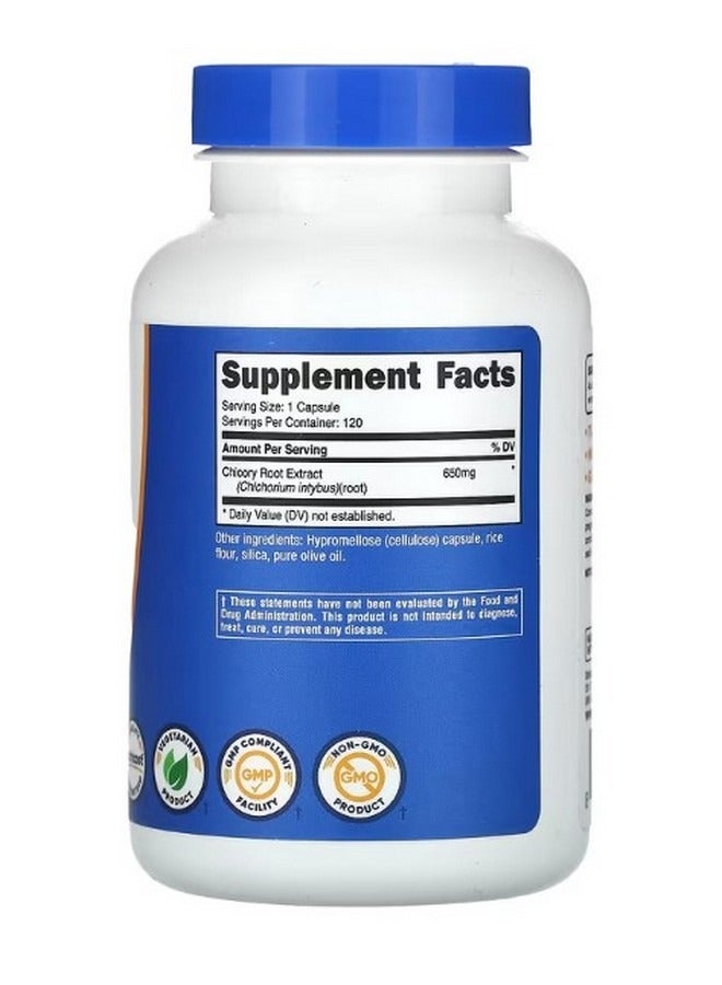 Nutricost Chicory Root 650 Mg 120 Capsules - Image 2