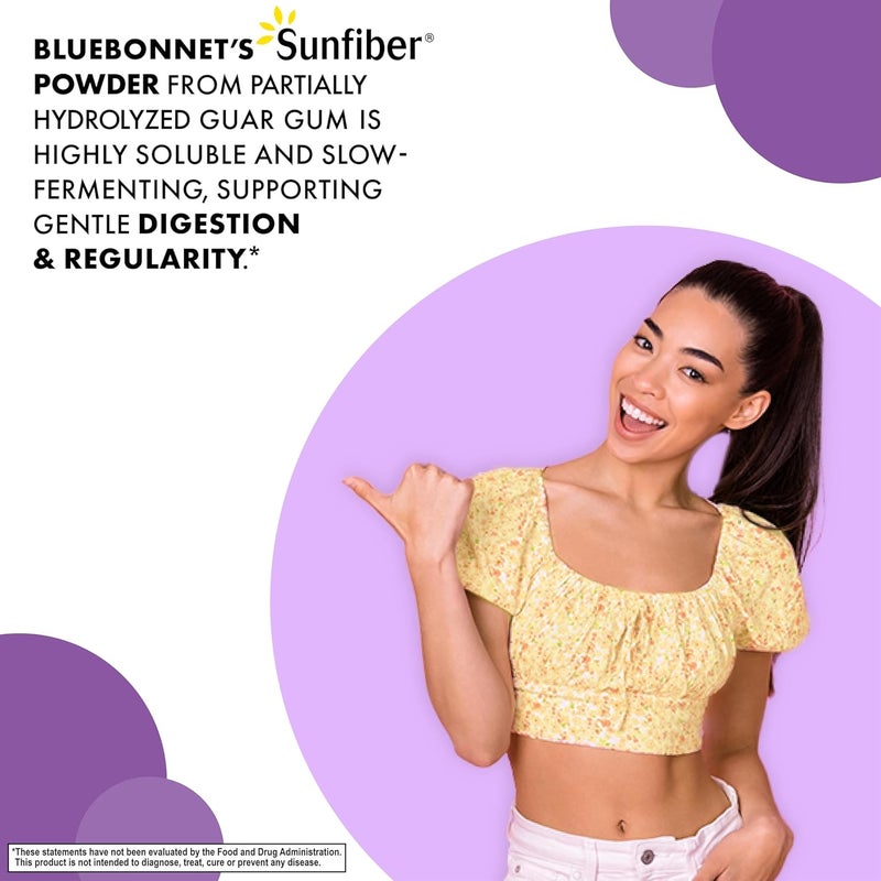 BlueBonnet Nutrition Sunfiber  6 g of Plant Based Prebiotic Soluble Fiber  Supports Digestive Health  Instant Dissolve  NonGMO Vegan Kosher LowFODMAP  Unflavored 74 OZ 30 Servings - Image 3