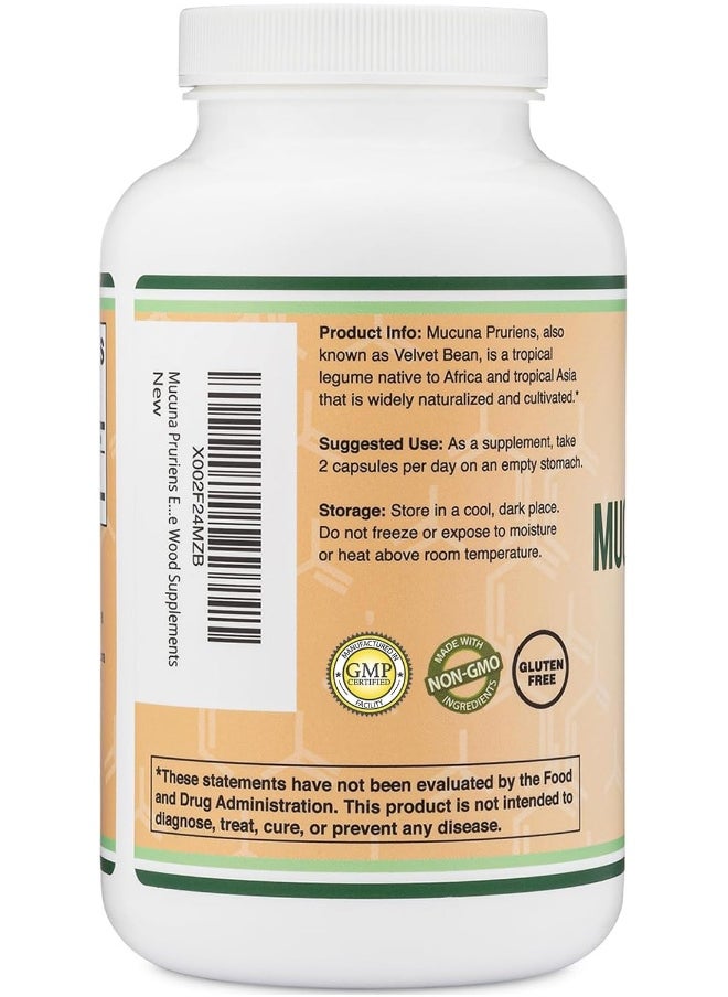 Double Wood Supplements - Mucuna Pruriens Extract Capsules - Image 1