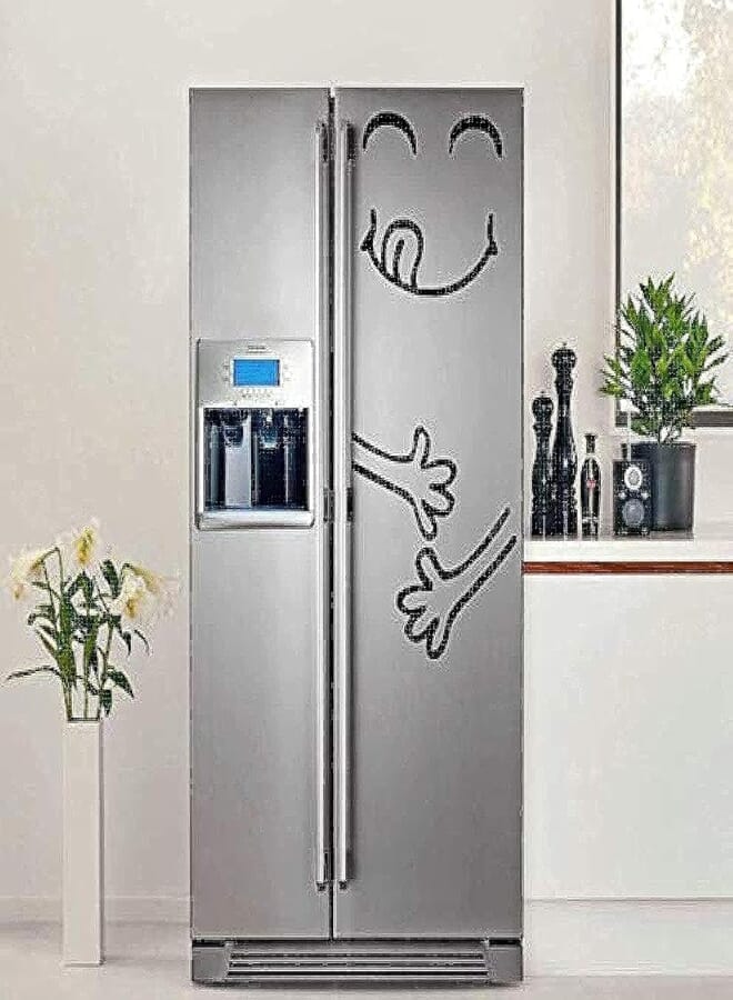 Fresh Cartoon Happy Smiley Fridge Sticker