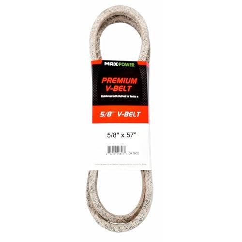 Maxpower 347602 Premium Belt Reinforced with Kevlar Fiber Cords, 5/8" x 57" - Image 1