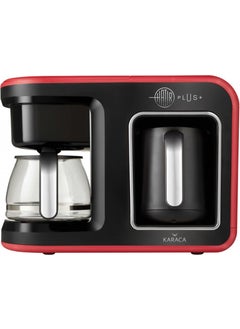 Karaca Hatır Plus 2in 1 Turkish and Filter Coffee Machine Red  - Image 2