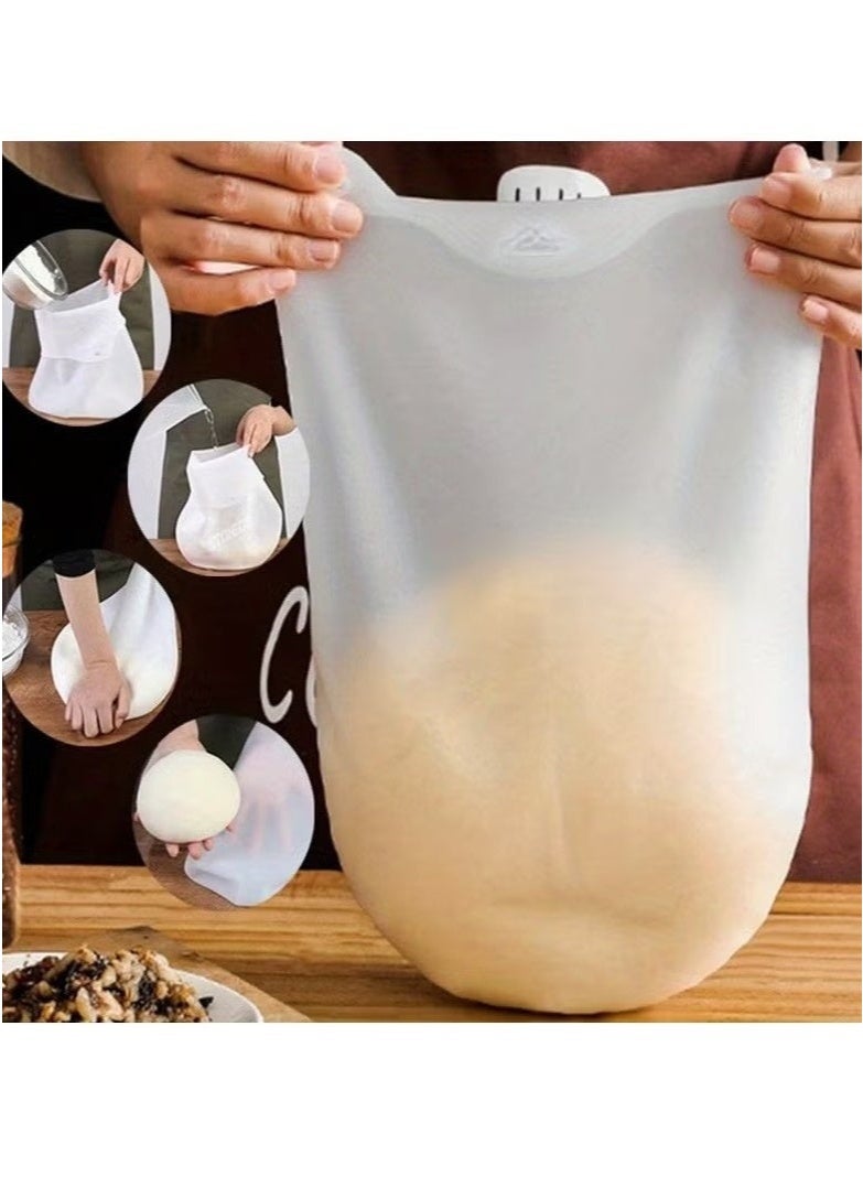 SHAOZHEN 1pc Versatile Silicone Dough Kneading Bag for Bread, Pastry, and Pizza - Flour Mixer Bag for Easy Mixing - Kitchen Tool and Accessory for Effortless Baking - Image 1