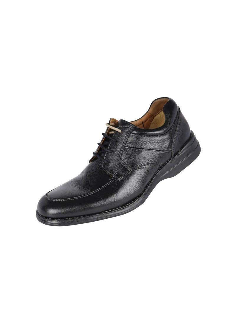 DEMOCRATA - 032-106 Democrata Mens Leather Shoe Smart Comfort Madison HI-Soft 32 Black Slip On 215105-001 - Image 1