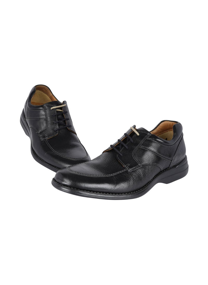 DEMOCRATA - 032-106 Democrata Mens Leather Shoe Smart Comfort Madison HI-Soft 32 Black Slip On 215105-001 - Image 1