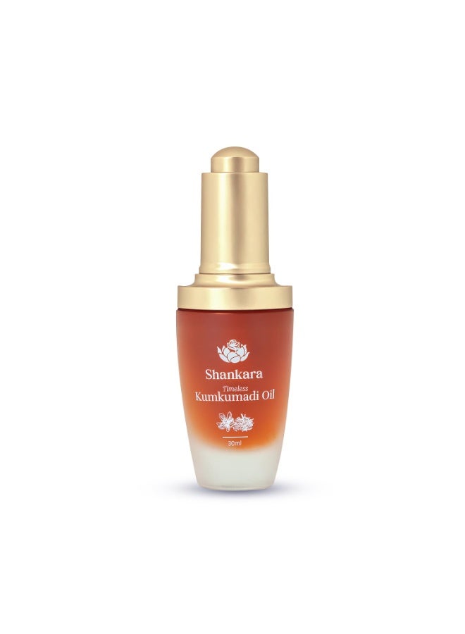 Shankara Ayurvedic Kumkumadi Oil (Tailam) with Saffron & Red Sandalwood | Elixir for Glowing Skin with Pure Essential Oils | Natural Radiance & Youthful Complexion | All Skin Types | 30ml - Image 1