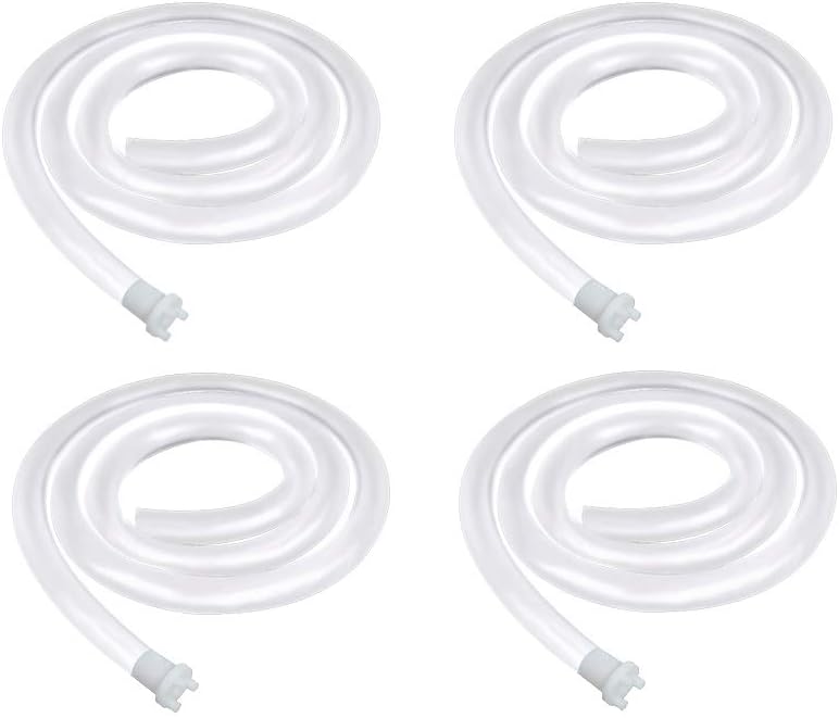 BEARUN Replacement Food Grade Silicone Tubing Hose for 5 Gallon Water Bottle Pump, Extended and Thickened Rubber Hose for Electric Drinking Water Bottle Dispenser, BPA Free, 2.1FT, 4PACK - Image 1