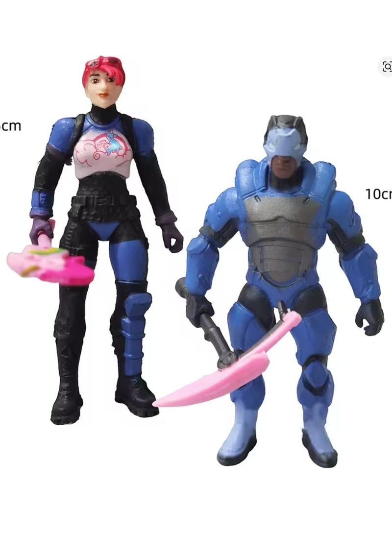 10 سم 8 قطع من دمى خPVC على شكل شصيات Fortnite - Image 4