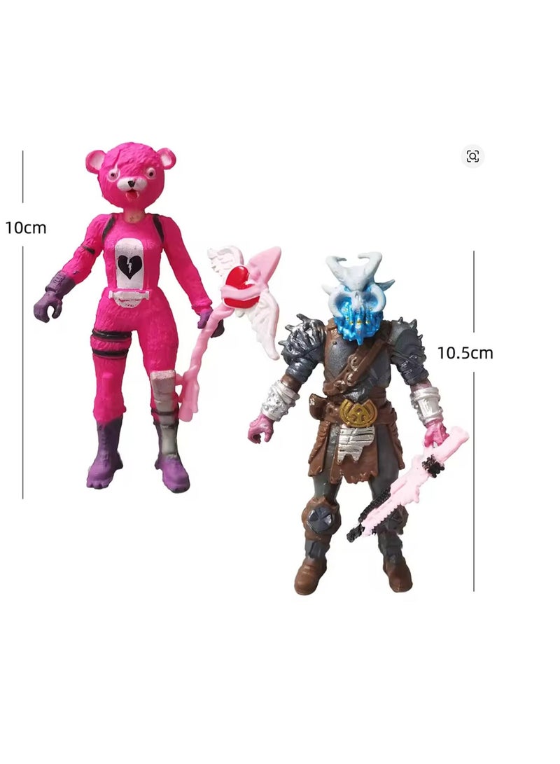 10 سم 8 قطع من دمى خPVC على شكل شصيات Fortnite - Image 2