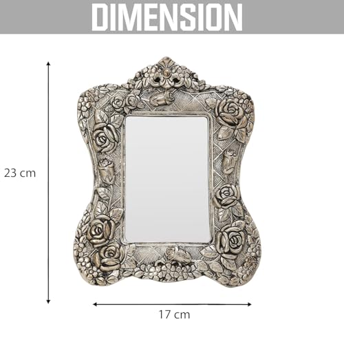 Lavanaya Silver® – Antique Silver Plated 5x7 Photo Frame with Velvet Gift Box | Elegant Keepsake for Wedding, Anniversary, Birthday & Rakhi - Image 2