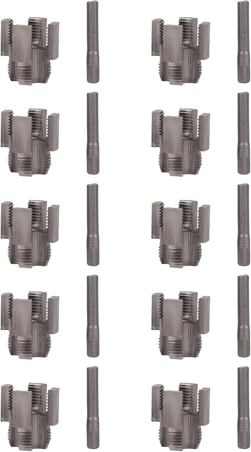 3/4 Inch DN20 Pipe Threading Tool | Internal & External Thread Cutter for PPR/PVC/MPP Pipes | 10 - Piece Alloy Steel Kit with Rods - Image 1