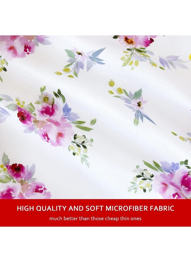 Moonsea Moonsea Changing Pad Cover for Girls 2 Pack, Lovely Print Soft Diaper Change Table Sheets, Fit 32"x16" Contoured Pad, Comfy Cozy 2-Pack Cradle Sheets, Floral  - Image 2