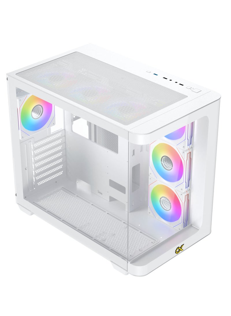 GCC GAMERS FENIX V2 Gaming Pc (Core i5-12400F, 32GB Ram, 1TB SSD, RTX3050 8GB, Air Cooler, Windows 11 Pro)  - Image 3