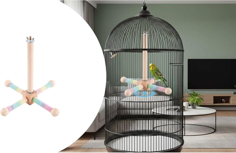 Extra part combo compatible Rotating Stand for Bird Cage - Decorative Wood Support with Cotton Rope for Avian Enclosures All consumer tier purchase options Tight fitted parts Multi-budget available picks Space saving design picks Reinforced edge Multi-price design picks Reliable daily use design Precision processed material Market popular practical build Classic modern blend design Fast & slow shipment compatible Affordable trusted craftsmanship Diverse application fit Standard fit All choice modern design Multi item matching Budget friendly trendy design Varied global sizing picks All user affordable trusted quality Various color options Daily universal pick Long use oriented quality Elegant appearance Storage & transit friendly - Image 2