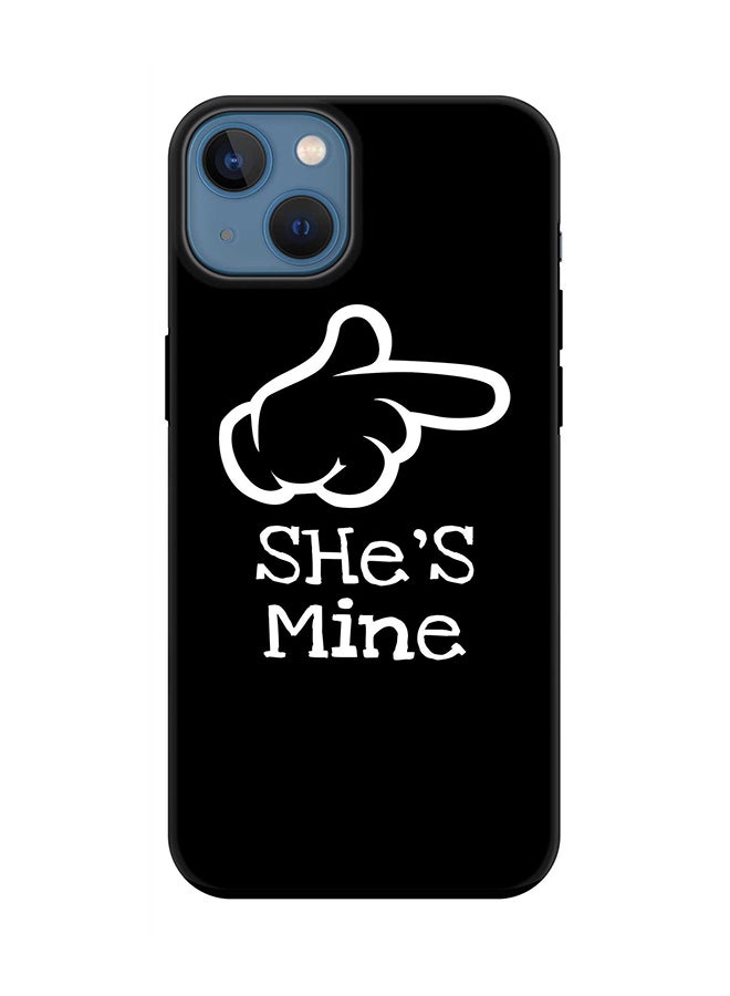 Tough Pro Series Case for Apple iPhone 14 Dual Layer hybrid PC & TPU Customized Mobile Cover Shield with inner TPU protection Matte Finish - She's mine