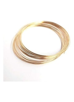 Generic 100pcs Jewelry Wire Loops Memory Gold  - Image 3