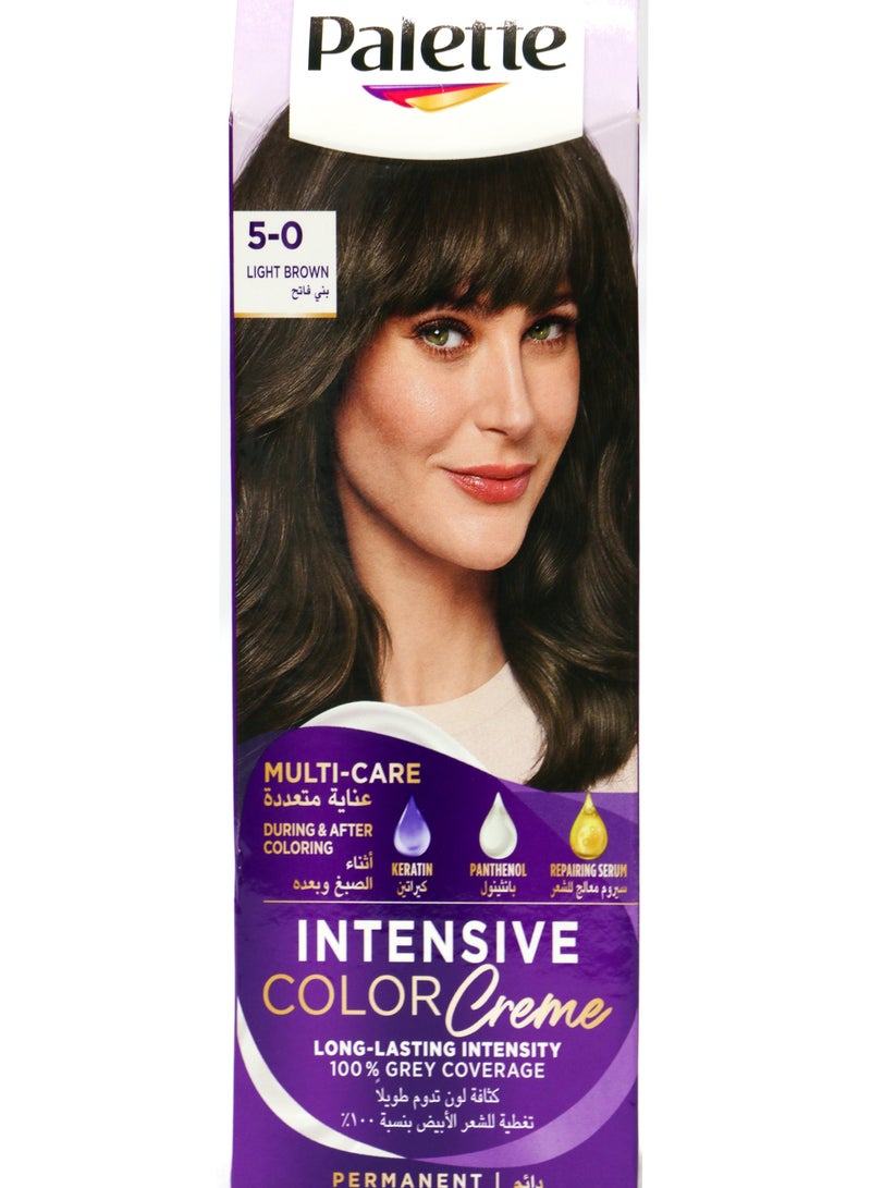 Palette Palette Intensive Color Creme  5-0 Light Brown 110 ML - Image 1