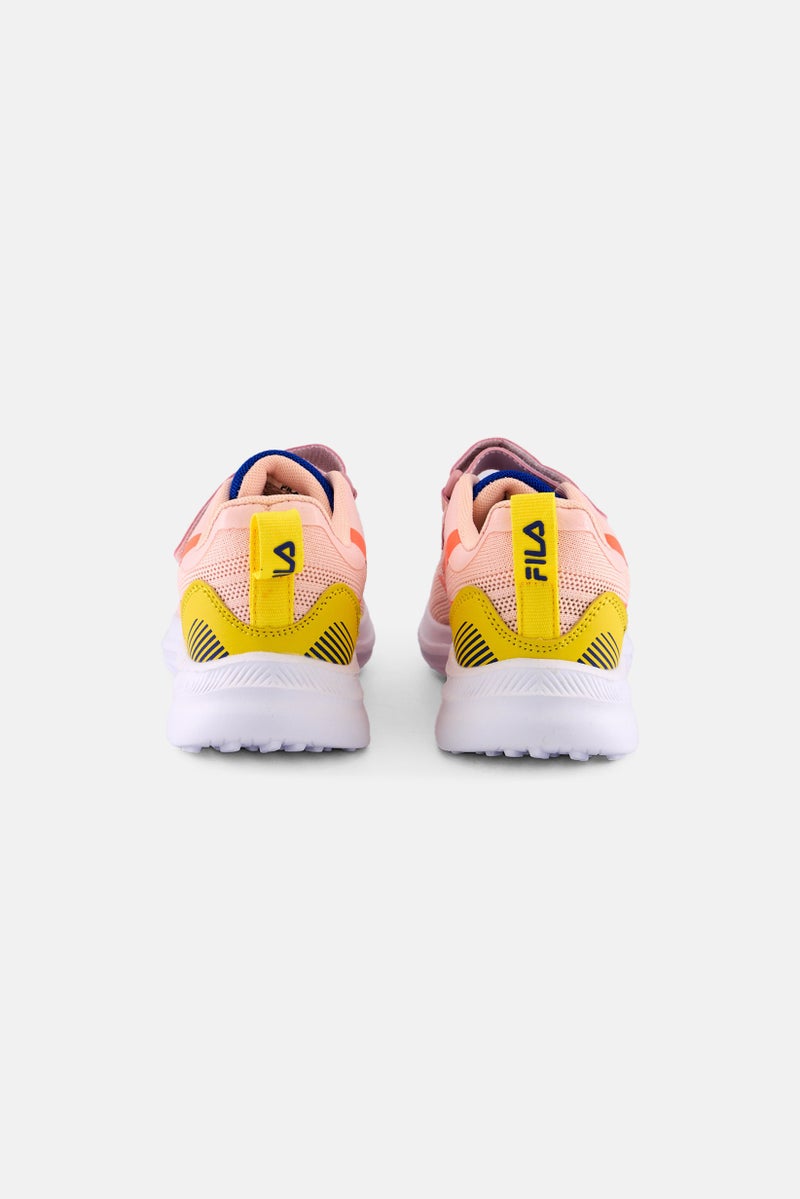 FILA Kids Girl PS Lyon Velcro Outdoor Shoes, Pink - Image 2