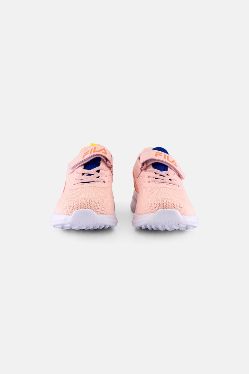 FILA Kids Girl PS Lyon Velcro Outdoor Shoes, Pink - Image 4