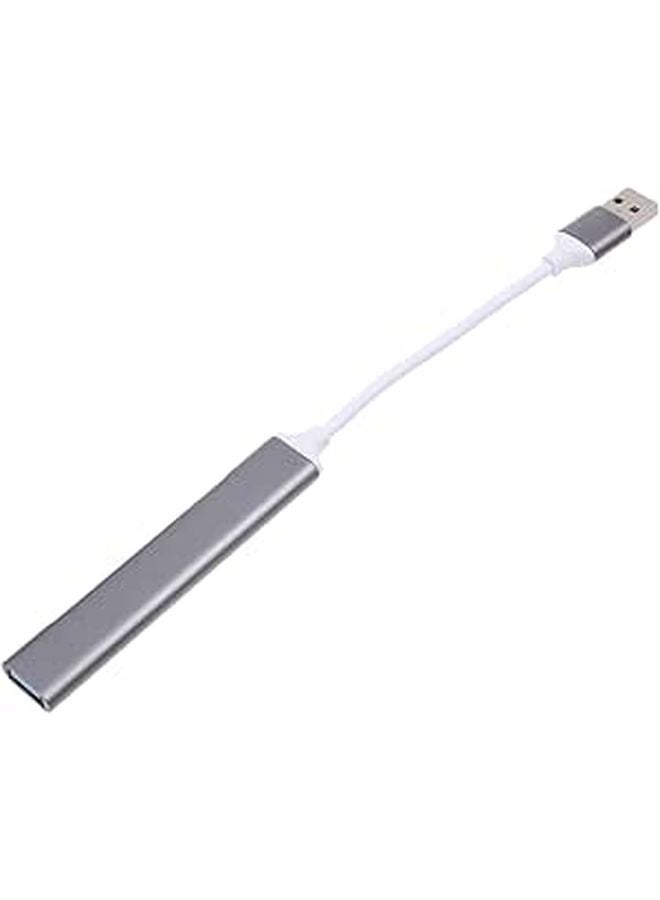 محور USB من سبائك الألومنيوم، مقسم منفذ بيانات عالي السرعة، متوافق مع لوحة المفاتيح والفأرة للكمبيوتر المحمول - Image 1