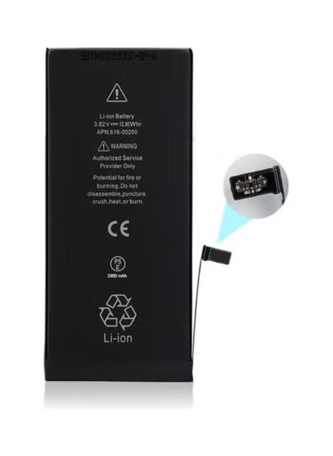2900mAh High-Capacity Replacement Battery for iPhone 7 Plus – Black | Li-ion Rechargeable Internal Battery with Flex Cable | Long-Lasting Power, Safe & Durable | Compatible with iPhone 7 Plus Models