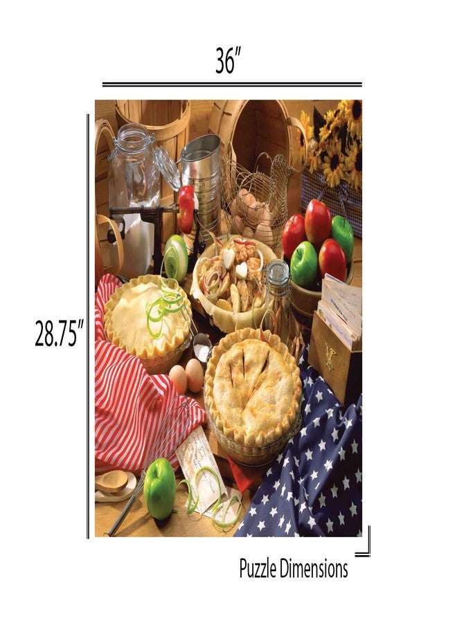 Springbok 1500 Piece Jigsaw Puzzle Apple Pie - Made in USA - Image 4