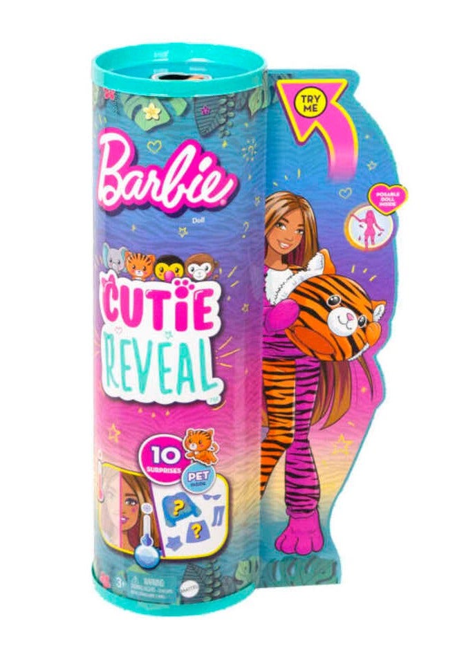 Barbie Cutie Reveal Tiger Doll - Image 1