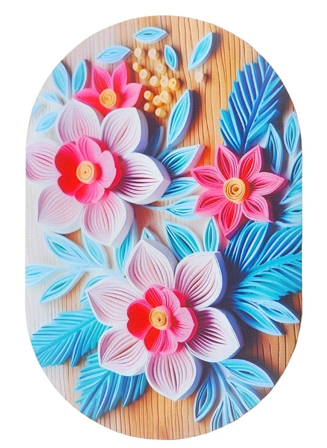FALMER Quick Drying Bathroom rubber round Mats Water Absorbent Door Mat for Home Water Absorbing Non-Slip Bathroom Floor mats  - Image 4