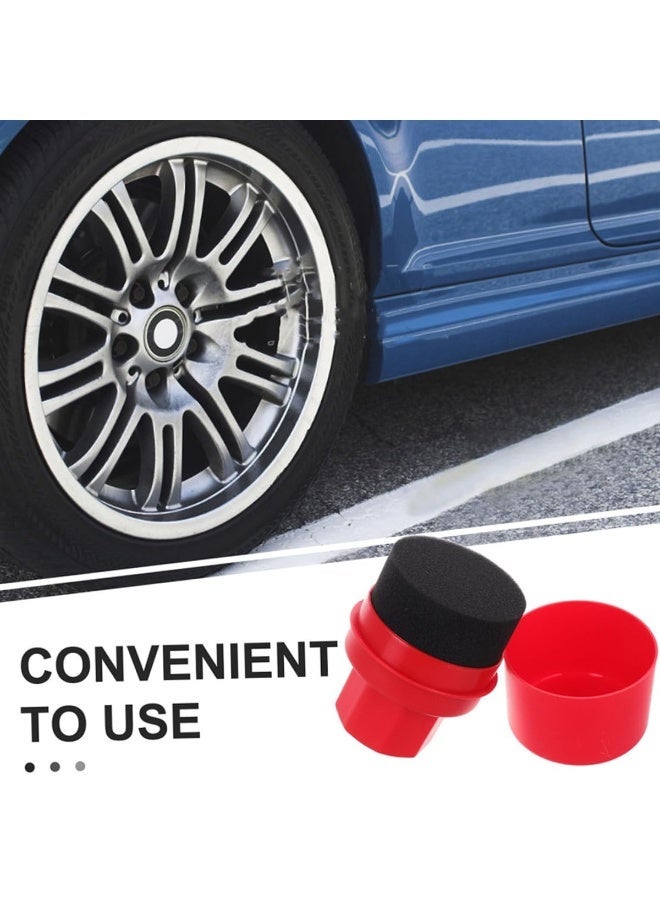 SAFI WAX Tire Dressing Applicator with Protective Cover, High Density Foam Tire Shine Applicator Pad, Reusable Tire Wax Sponge for Tire Dressing, Car Tire Polish, Trim, Rubber, Leather and Plastic Care ERPCSfw 44083 - Image 5