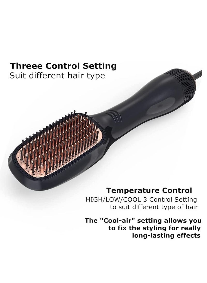 عام Ceramic Dryer And Styler 2 In 1 Black/Beige - Image 4