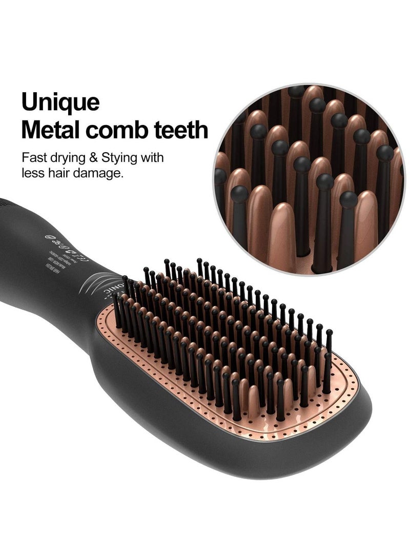 عام Ceramic Dryer And Styler 2 In 1 Black/Beige - Image 3