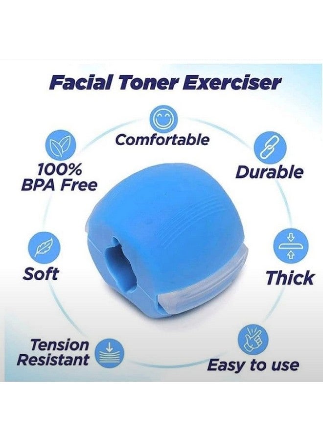 Spefez Jawline Exerciser Tool Men Jawline Shaper Jawline Exerciser Jawline Gum Jawline Exercise Jawline Chewing Gum Jawline Exerciser Tool Men 60 lbs Jawline Shaper For Men (a), Blue - Image 4