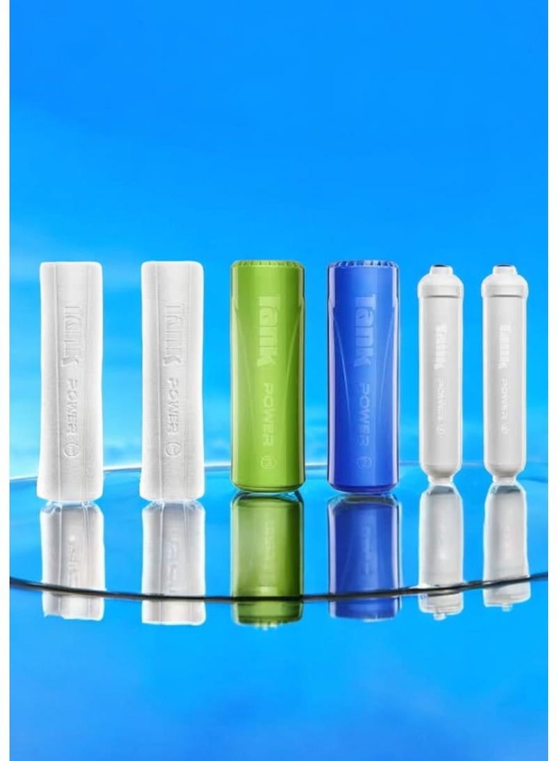 Tank Power 5-Stage Filter Candle Pack - 6 Cartridges - Image 1