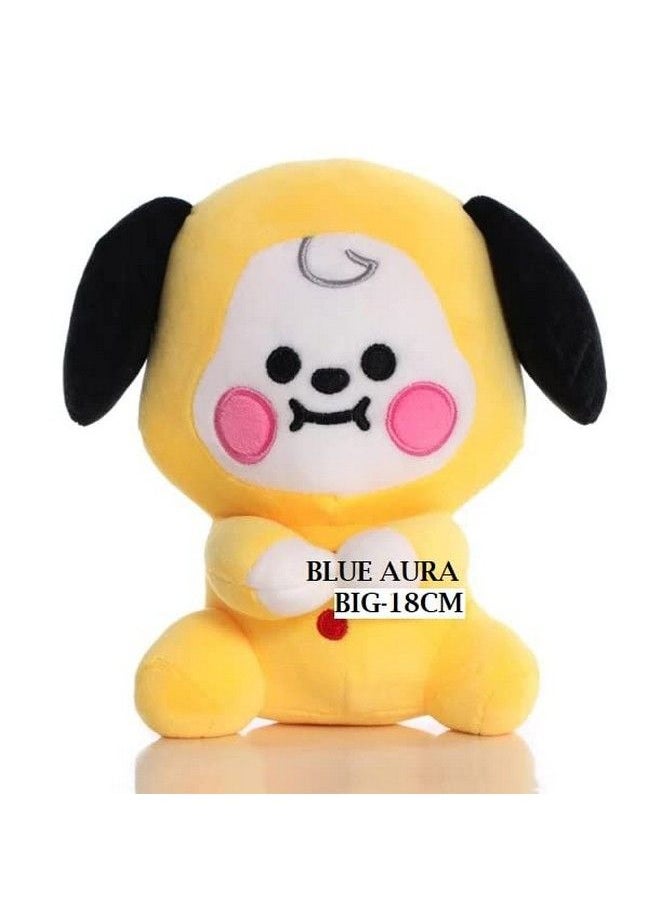 Blue Aura - Bts Plushies Toy Chimmy 19Cm Big Size Bt21 Sitting Stuffed Plush Soft Toy (Chimmy 19Cm Plush) - Image 1