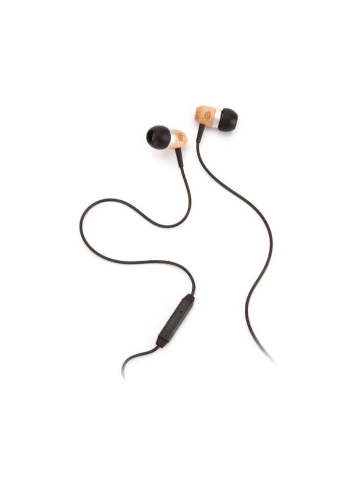 غريفين GC36174 سماعات WoodTones مع  ميكروفون تحكم - Image 1