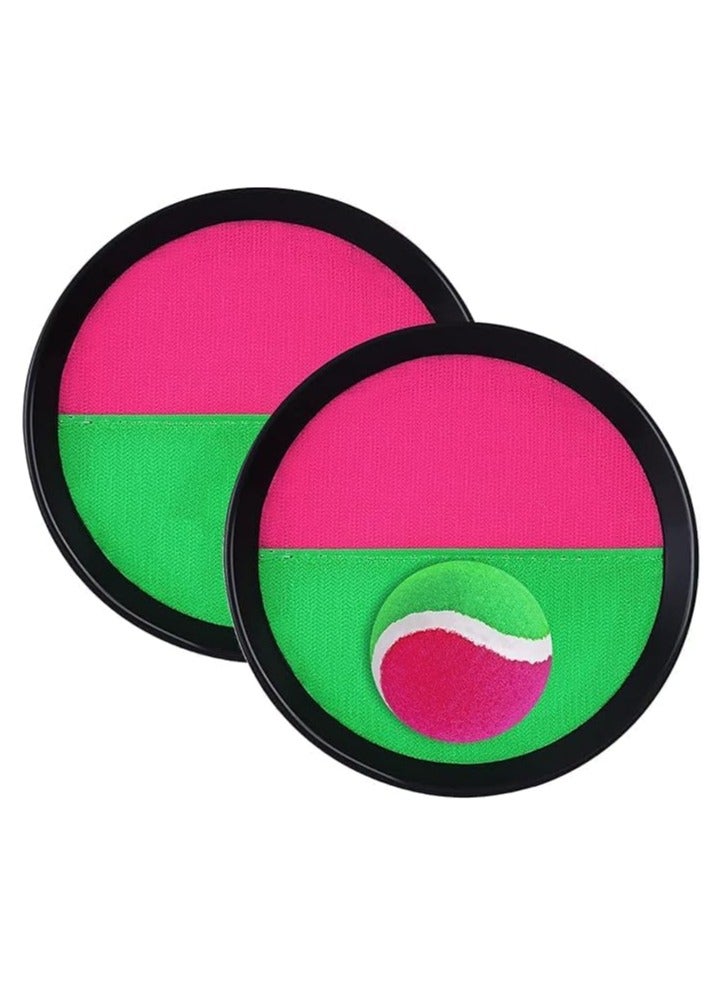 Pickup Ball Game Set / 2 ball discs + 1 ball disc, disc has rubber handle/Super fun game for the whole family/youth