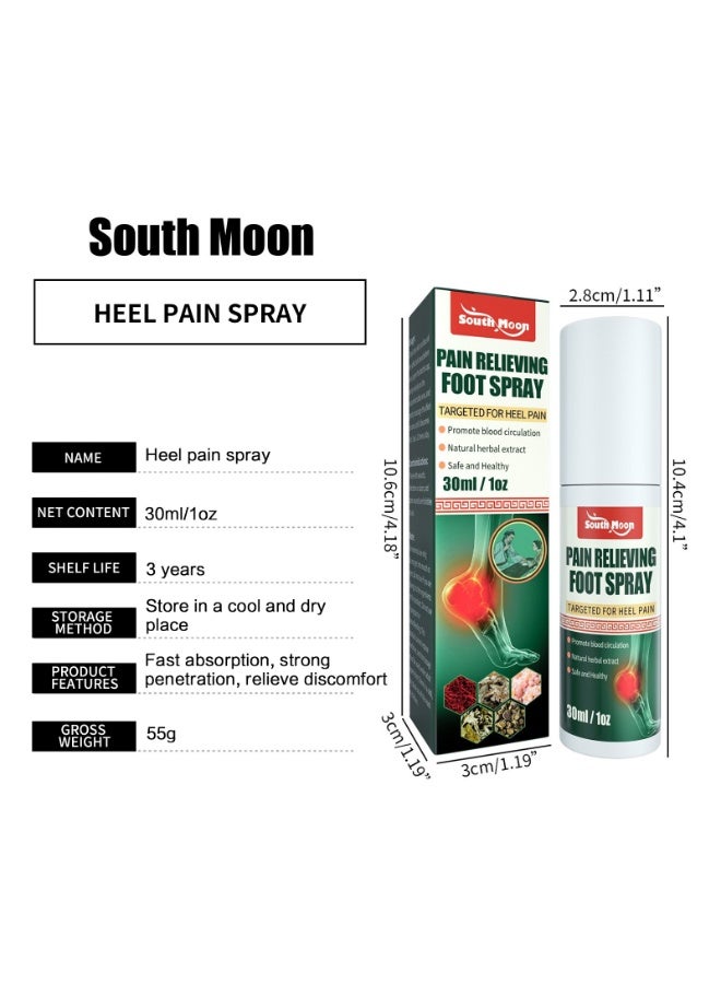 South Moon Pain Relieving Foot Spray, Haute Heels Foot Care, Numbing Spray for Feet, Foot Protection, Heel Pain Relief, Bone Spur Pain Relief Spray, Foot Spray for Tired Achy Feet - Image 3