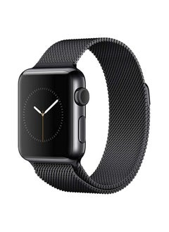 Milanese Loop Watch Band for 38mm/40mm/41mm Apple Watch, Stainless Steel iWatch Replacement Strap - Black Color