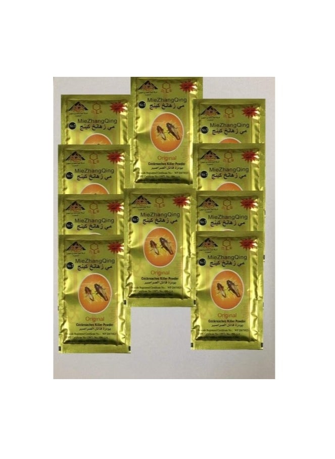 Miezhang Qing 10 pieces 80g Cockroach killer powder 