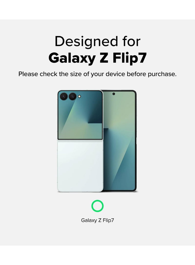 حومة غطاء حماية شفاف مغناطيسي لهاتف Samsung Galaxy Z Flip 7 متوافق مع MagSafe، غطاء شفاف كريستالي مضاد للاصفرار لهاتف Samsung Galaxy Z Flip 7 - Image 2