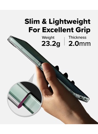 غطاء حماية شفاف مغناطيسي لهاتف Samsung Galaxy Z Flip 7 متوافق مع MagSafe، غطاء شفاف كريستالي مضاد للاصفرار لهاتف Samsung Galaxy Z Flip 7 - view 4