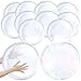 Hungdao12 Pieces Inflatable Clear Beach Ball Bulk 16 Inch 24 Inch Transparent Swimming Pool Bubble Ball for Ocean Under The Sea Hawaii Summer Luau Party DIY Favors - Image 4