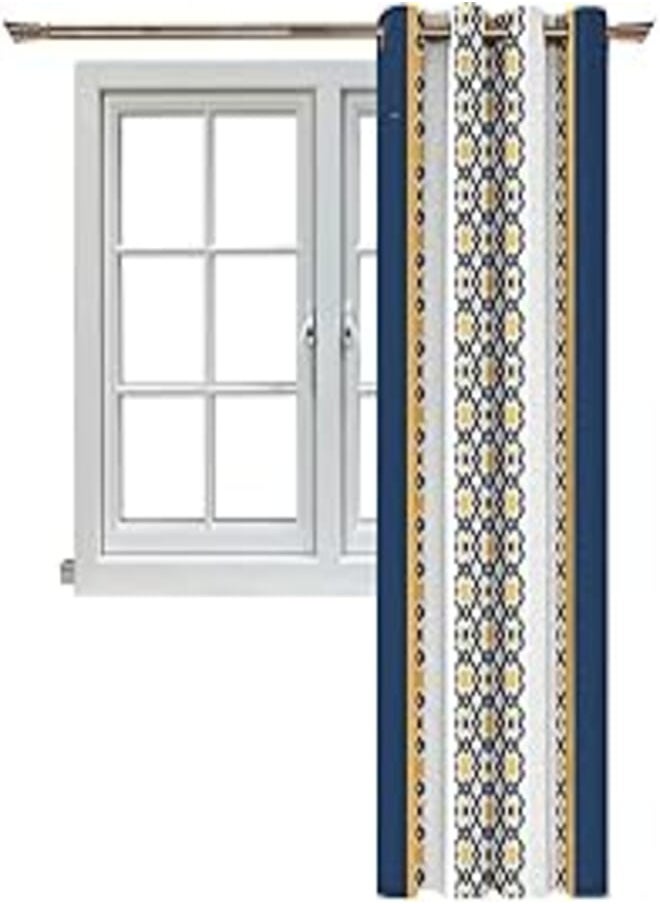 Naguib Selim Naguib Selim M.C 244 - A 3D Printed Curtain for Living Room and Bedroom, Multi Color, 280 * 140 cm 