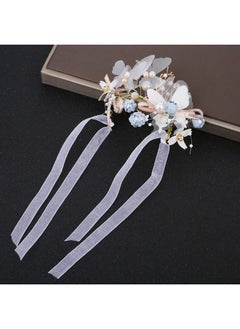 Oubaka 4 Roll Christmas Glitter Metallic Silver Ribbon Glitter Ribbon For Gift Crafters Wedding Party Birthday Wrap Hair Bows Floral Projects Wrapping Decorations Diy Crafts Arts(1/4Inx22M)  - Image 5