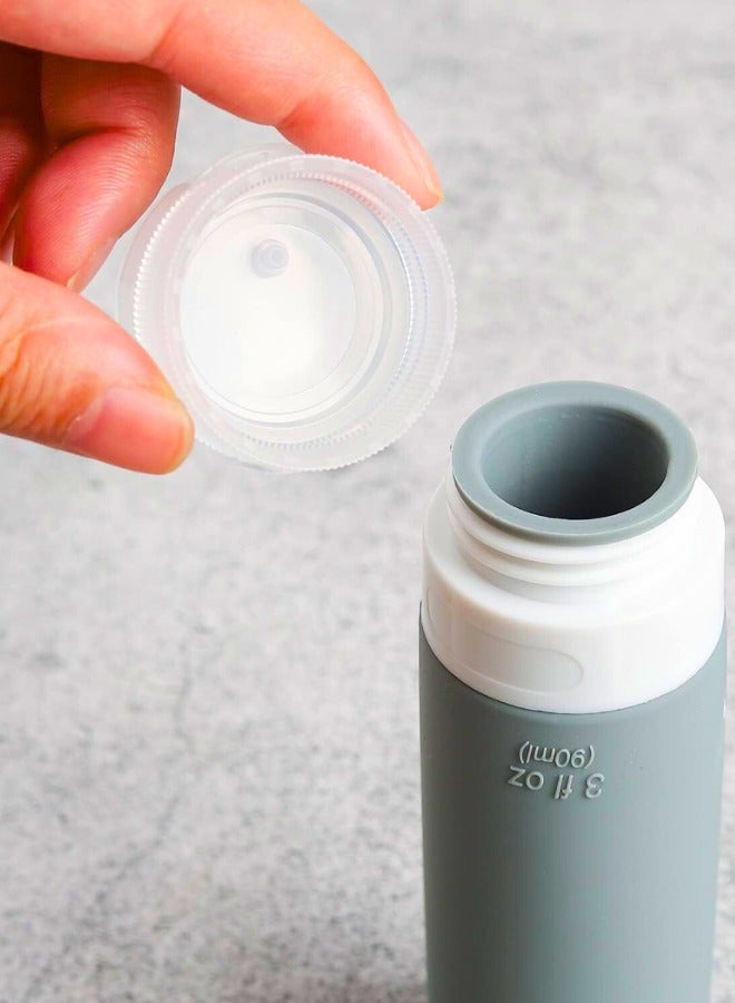 Chase Up Travel Essentials Travel Bottles For Toiletries- 17Pcs Silicone Travel size Toiletries, Leak Proof Essentials For Women Men Travel Kit Empty Bottle Cream Shampoo Refillable Containers Kit - Image 2